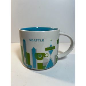 Starbucks Seattle 2015 "You Are Here" Collectible Coffee Mug